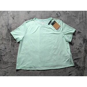 The North Face Athletic Tee Women's Plus Size 1X Light Green